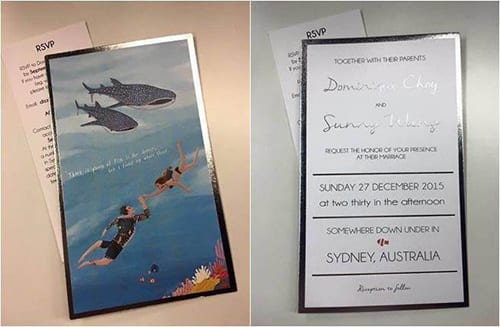 盤點明星婚禮喜帖:高圓圓剪紙喜帖 周杰倫玩3D 第2張