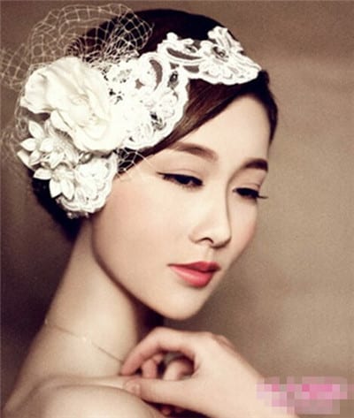 最美韓式婚紗照新娘發(fā)型  第1張