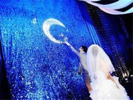 甜蜜月光主題婚禮