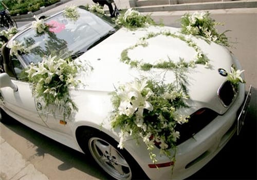 最新婚車裝飾材料 打造不一樣的浪漫