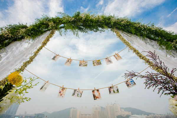 浪漫婚禮布置現場圖片 婚禮布置技巧  第5張