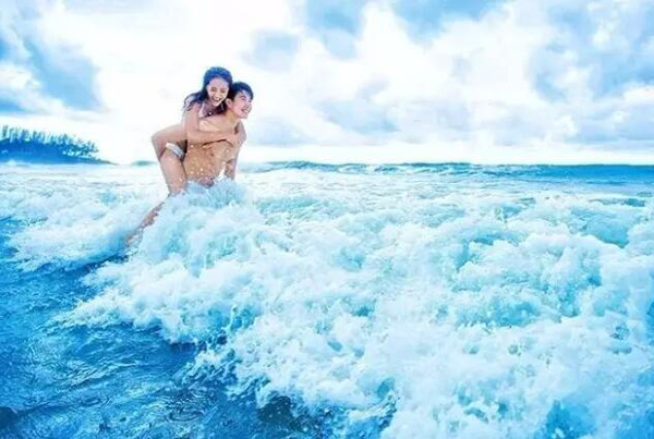 海邊婚紗拍照技巧攻略 教你怎么拍出好看的照片  第3張