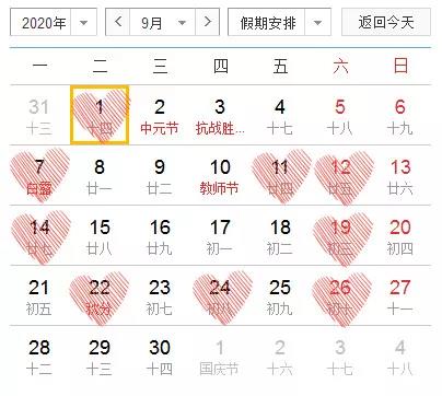 2020（愛你愛你）年結婚好日子僅有16天在周末！再不訂就搶不上了！  第9張