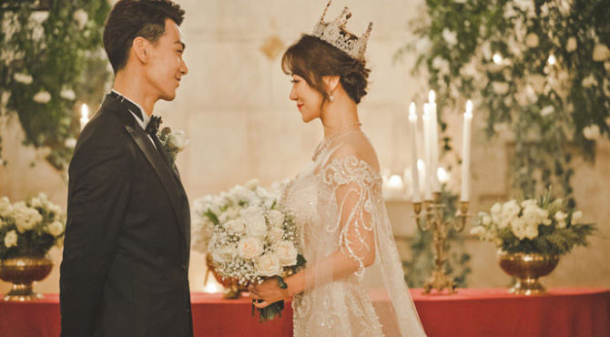 當季流行穿什么？看看明星怎么選婚紗！  第8張