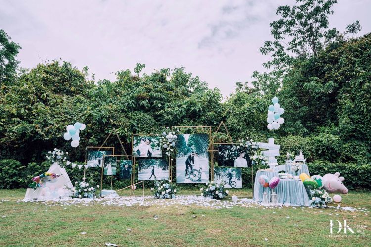 婚紗照在婚禮上有哪些用途？手把手教你用婚紗照布置婚禮  第3張