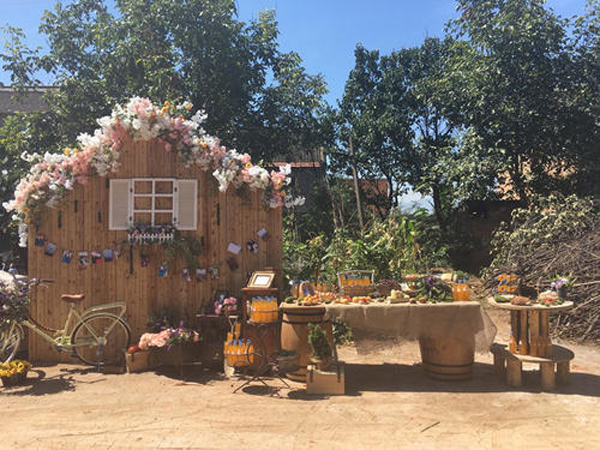 農村婚禮不找婚慶自己布置婚禮,這才是我想要的農村婚禮! 第2張