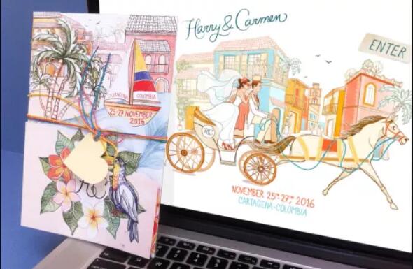 結(jié)婚請(qǐng)柬不時(shí)尚,沒新意? 那大概是你還沒看過這些請(qǐng)柬! 第10張