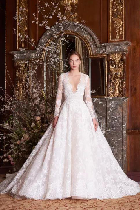 美到令人窒息的婚紗禮服新品，看一次想結(jié)一次婚啊！  第10張