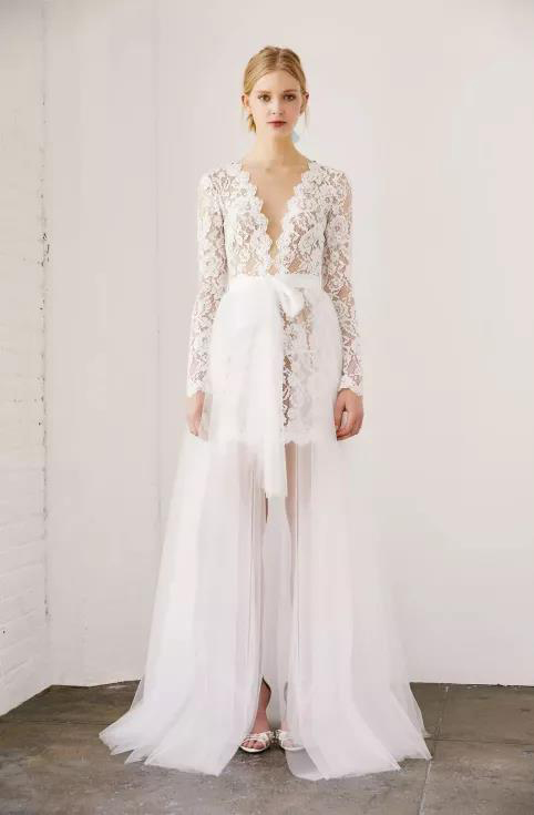 美到令人窒息的婚紗禮服新品，看一次想結(jié)一次婚啊！  第13張