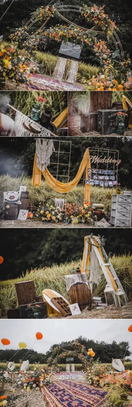 農村婚禮如何布置漂亮？自然布置、精致小物，都能提升逼格！  第31張