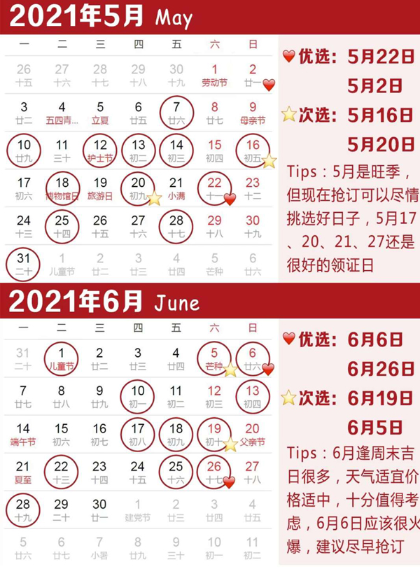 2021年結婚吉日搶先看！這32個好日子趕緊搶酒店  第4張
