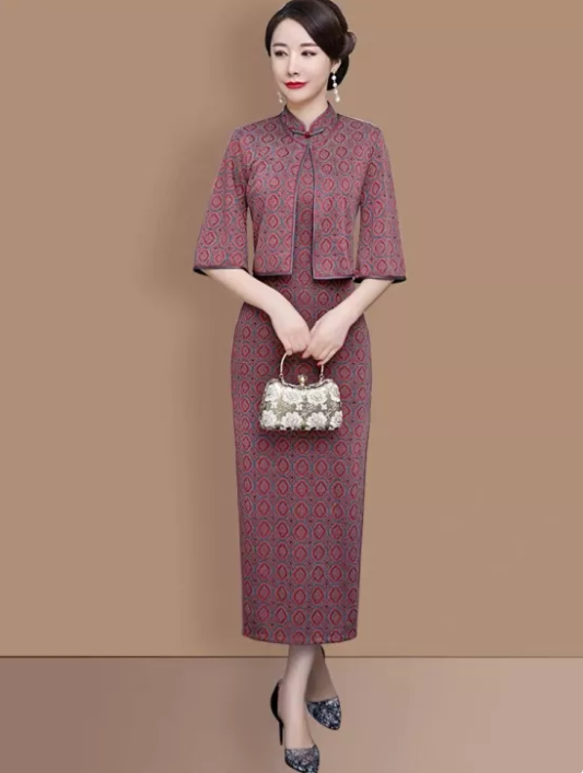 婚禮上，唯一可以美過新娘的人怎么選禮服？媽媽裝最全指南在此！  第4張