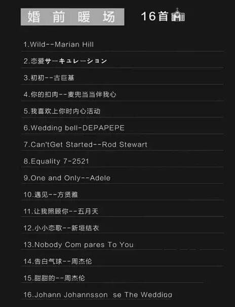 還選土嗨情歌？這份私藏婚禮歌單，你值得擁有！  第2張