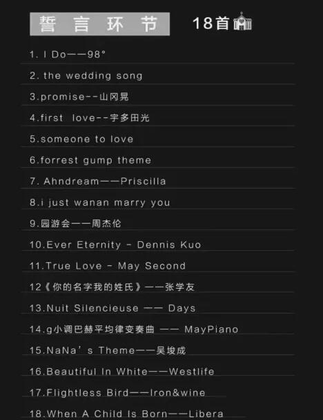 還選土嗨情歌？這份私藏婚禮歌單，你值得擁有！  第6張