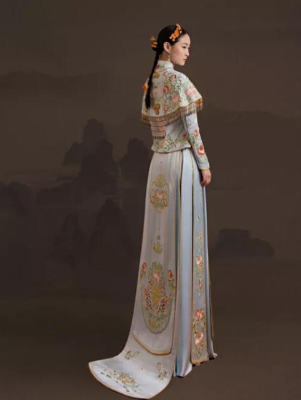婚禮上的這些“司藤”風禮服，讓你秒變國風美人！  第4張
