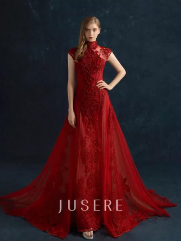 婚禮上的這些“司藤”風禮服，讓你秒變國風美人！  第16張