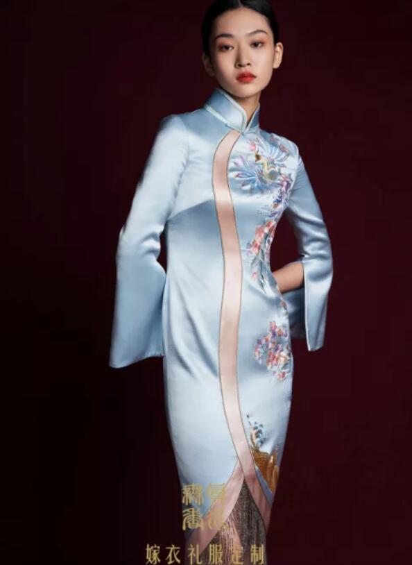 婚禮上的這些“司藤”風禮服，讓你秒變國風美人！  第17張