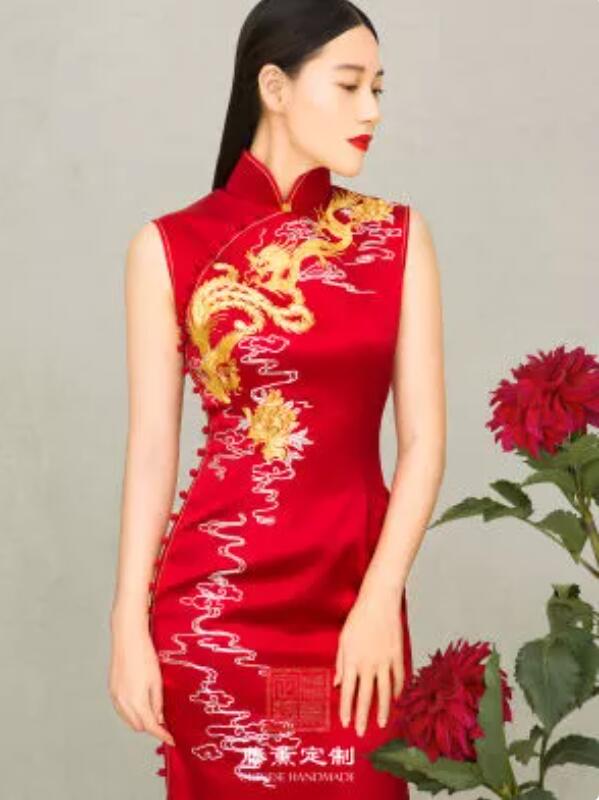 婚禮上的這些“司藤”風禮服，讓你秒變國風美人！  第18張