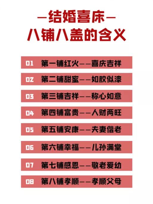 嫁妝八鋪八蓋講究，你知道多少？  第2張