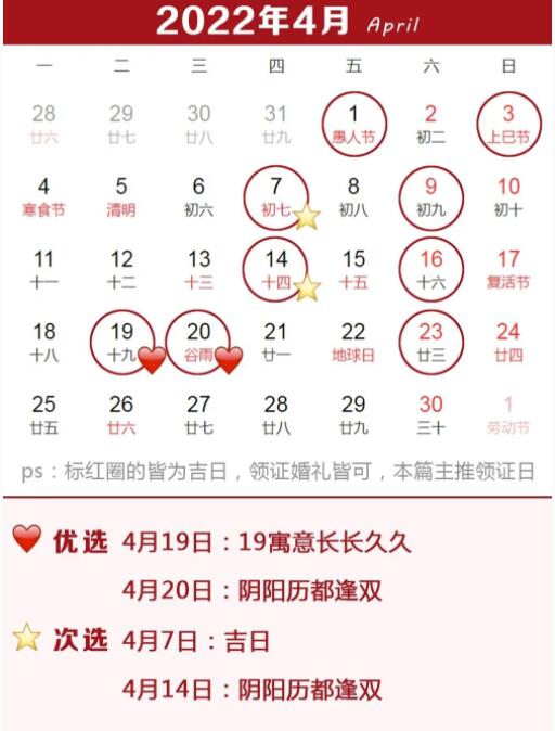 2022上半年結婚領證吉日公布，這3天需要預約  第5張