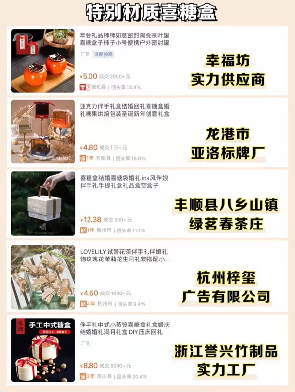 40個網紅爆款喜糖盒，好看又高級！  第8張