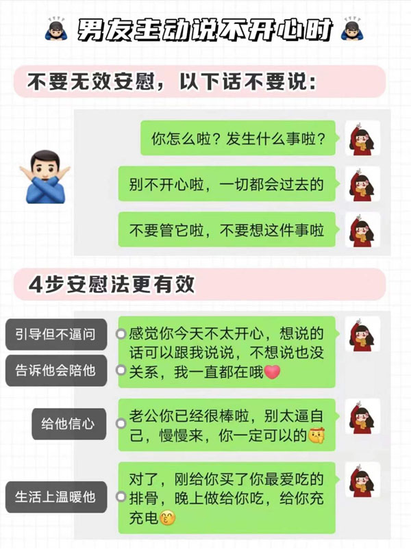 安慰男朋友老公的16句話，比說愛你有用！  第7張