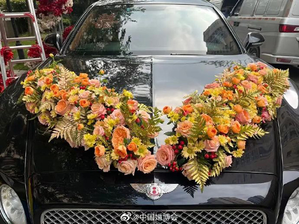 婚車車頭花怎么選及注意事項  第3張