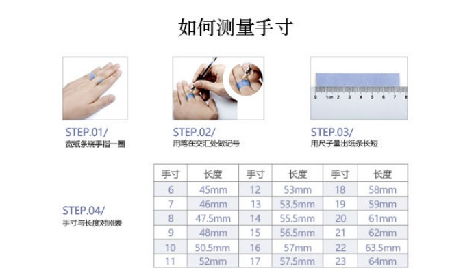 備婚姐妹看過來！超全戒指尺寸對照  第5張